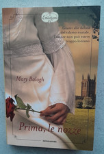 libro Mary Balogh romanzo rosa Prima, le nozze tipo Harmony prima ed. Emozioni