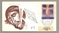 San Marino 1967 - FDC Venetia "Cimabue" - n. 1 busta viaggiata