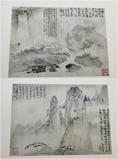 Album di dipinti cinesi con Bada Shanren (un famoso pittore cinese) - stampa