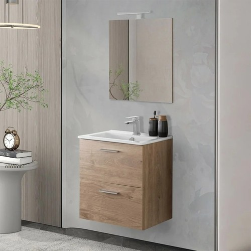 Mobile bagno sospeso rovere - mobile,