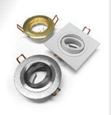 Faretto incasso quadrato/tondo