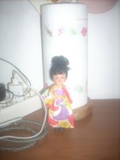 piccola  bambolina cinese vintage anni 60 vestito tipico  leggi