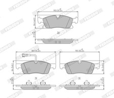 FERODO Pastiglie freno FDB5419 Maserati Levante (2016->) 3,0 - 184 kW 250Cv V6 D