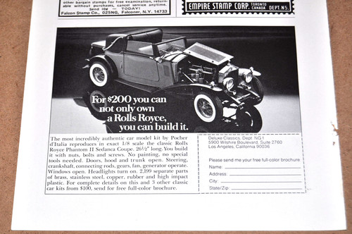 1975 pocher italia - pocher, d’italia