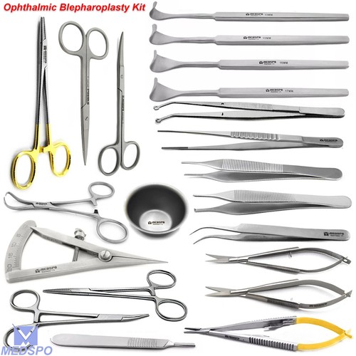 Kit strumenti blefaroplastica - kit,