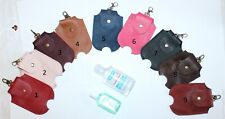 Portasapone in pelle SaniCase a mano porta GEL portachiavi in pelle personalizzato ITALIA