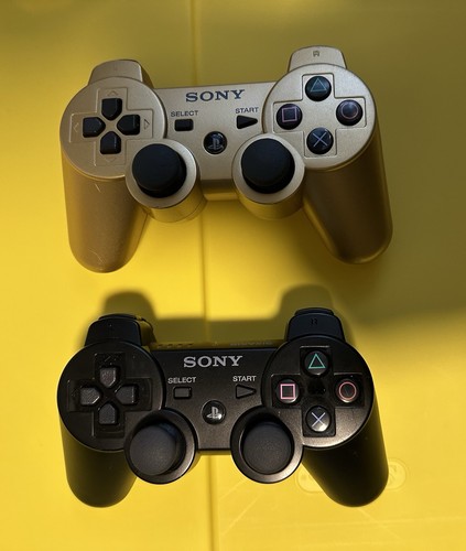 Controller ps3 oro nero - oro,