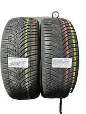 2 PNEUMATICI USATI 205/55 R 17 95V XL GOODYEAR 4STAGIONI M+S 4.5 MM DOT 1022