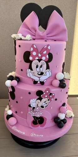 Torta scenografica minnie - torta,