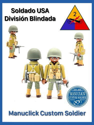 Playmobil custom ww2 ejercito - playmobil,