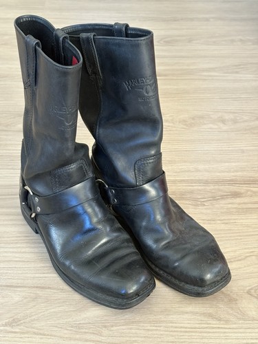 Stivali neri harley davidson - stivali,