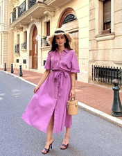 ZARA ABITO CAMICIA POPELINE