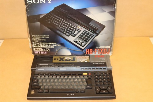 Sony msx2 f1xdj hit bit - msx2+, hb-f1xdj