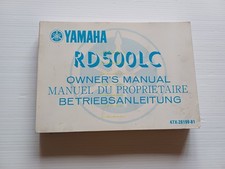 Yamaha RD 500 LC 47X 1984-85 manuale uso manutenzione libretto originale inglese