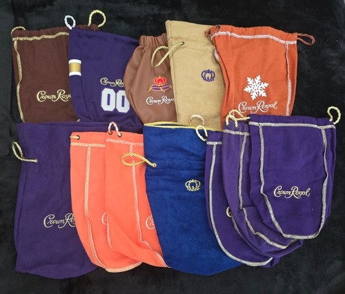 Crown royale bags lot of - crown,