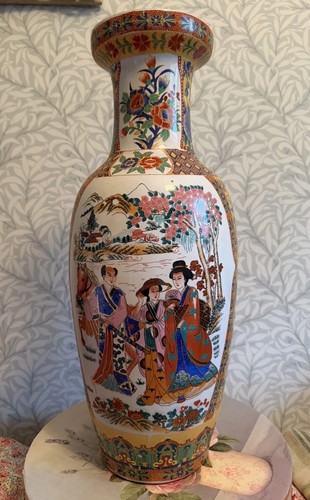 Grande vaso porcellana cinese