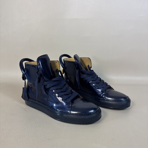 Scarpe alte uomo buscemi blu - scarpe,