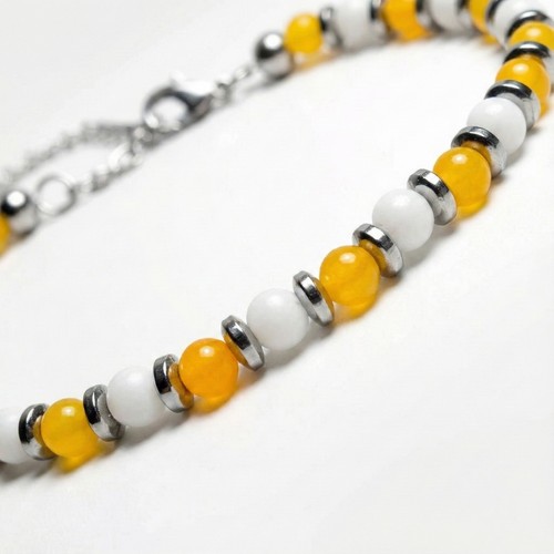 Bracciale uomo con - con, agata