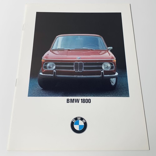 Bmw 1800 xl brochure - bmw,