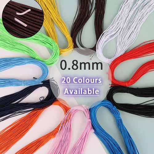 Colori 8mm tondo elastico - 20, 0,8mm