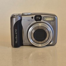 Canon PowerShot A710 IS 7,1 megapixel fotocamera digitale argento nero