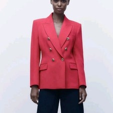 Giacca blazer doppiopetto ZARA