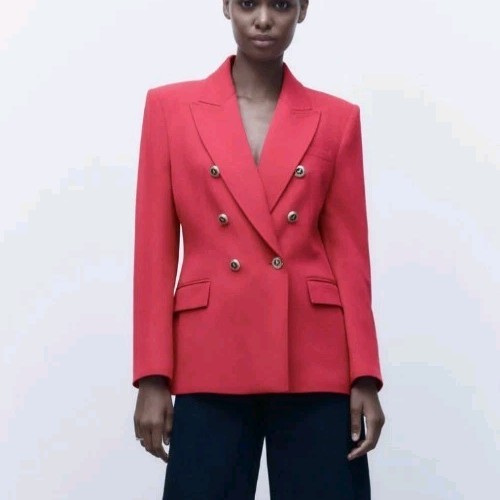Giacca blazer doppiopetto zara - giacca,