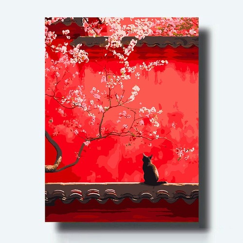 Pittura olio fiori - olio, di