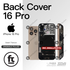 APPLE SCOCCA POSTERIORE IPHONE 16 PRO DESERT TITANIUM ORI PULLED INCL. SMALLPART