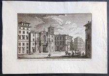 Stampa antica giuseppe vasi - stampa,