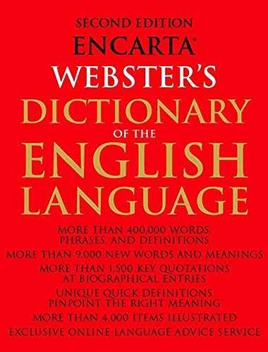 Encarta webster dictionary - encarta, webster's