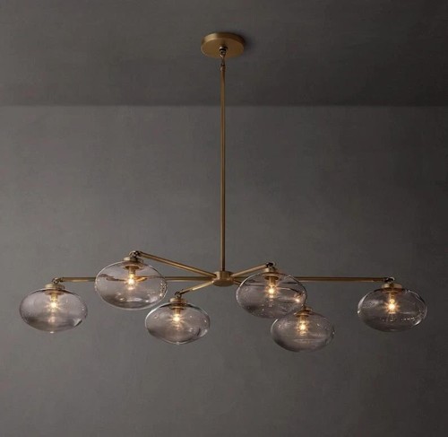 Lampadario moderno ottone 6 - in,