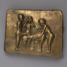 ? Scultura erotica altorilievo in bronzo massiccio ?? No Salvador Dali-