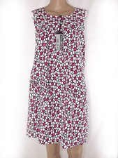 Abito Vestito Dress Corto Donna Floreale Mosaico Vintage L / Xl Extra Large