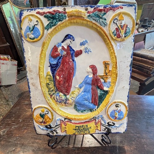 Antica targa devozionale