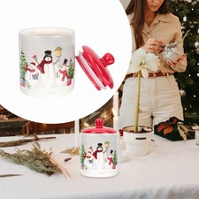  Biscottiera Natalizia Barattolo Di Caramelle Natale Contenitore Per