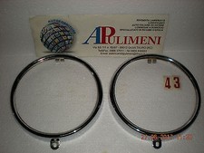 COPPIA CORNICE FARO ACCIAIO