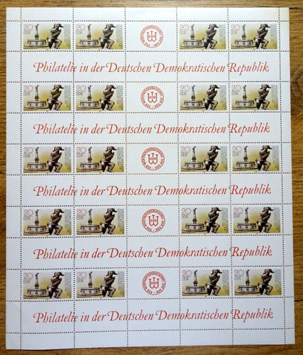 Ddr foglio 3265 postfrisch - ddr,