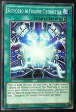 SUPPORTO DI FUSIONE CIBERNETICA  Comune da Mazzo in Italiano YUGIOH