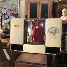 Mobiletto da bagno nero e bianco anni 60 vintage