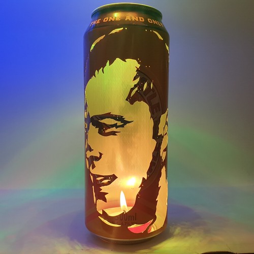 Alan shearer beer can lantern - alan,