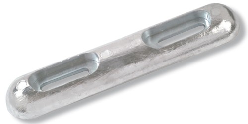 Anodo scafo con asole - x,