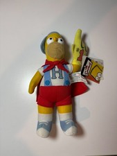 I Simpson Homer #1 mascotte tifoso sportivo 13" peluche morbido 2006 etichette da collezione