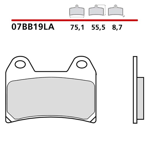 Brembo kit pastiglie - pastiglie, freno