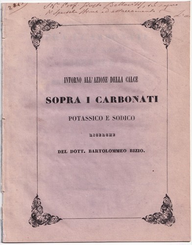 1843 modena bartolomeo bizio - modena,
