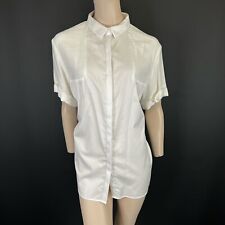 Camicia Peridot London Beethoven AW14 bianca misto cotone taglia 16 vintage