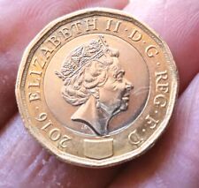 one pound 2016 una sterlina