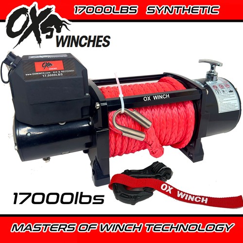 Electric winch 12v recovery - ox,