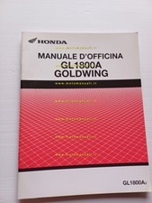 Honda Gold Wing GL 1800 A VARIANTI 2003 manuale officina ITALIANO originale