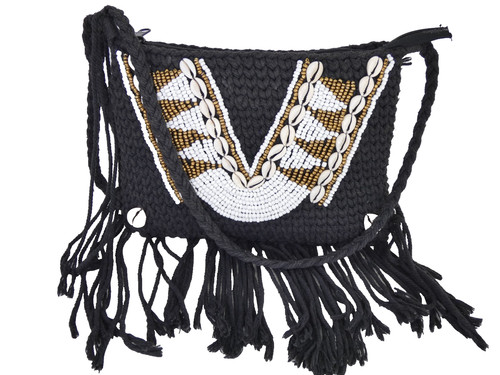 Borsa macramè all'uncinetto